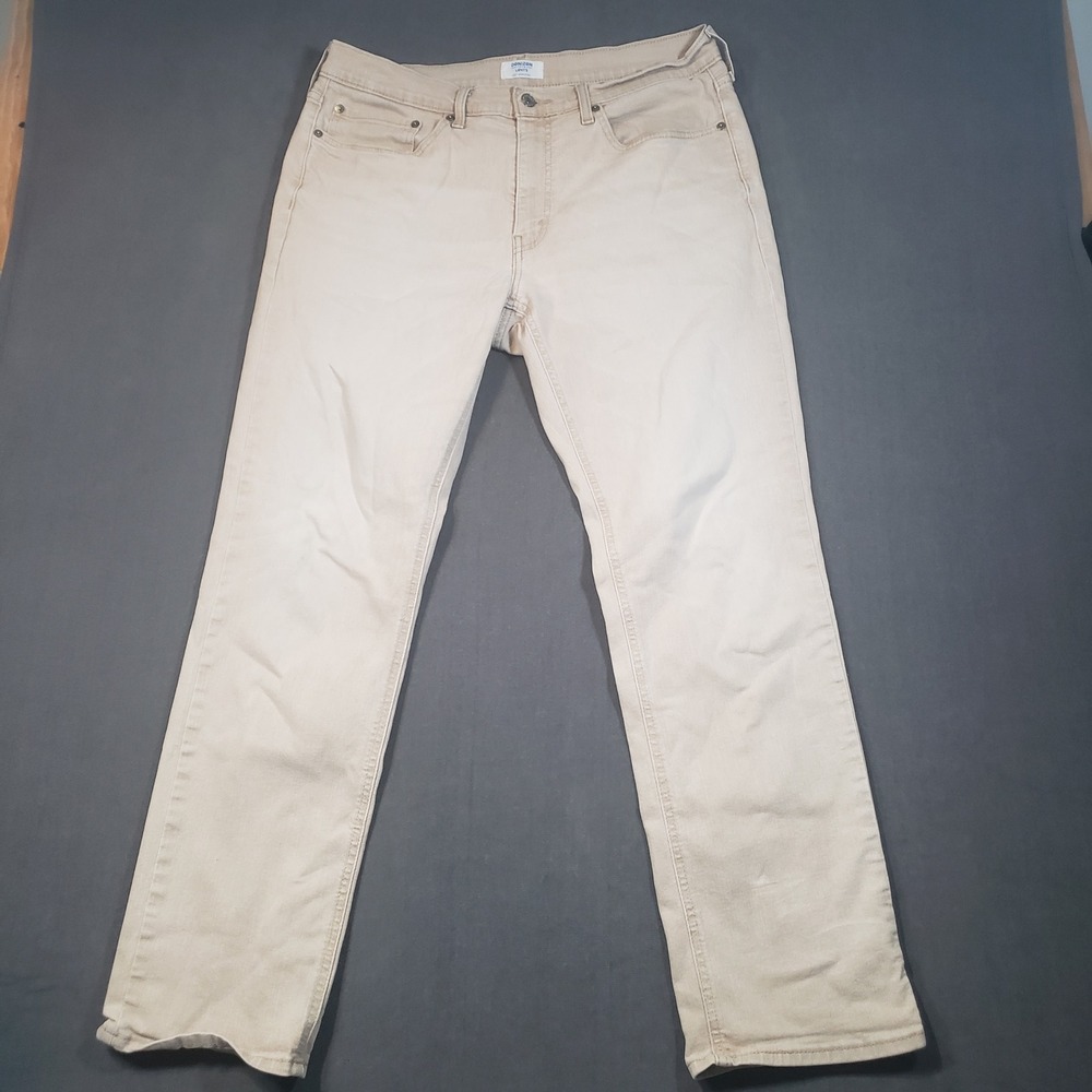 Denizen from Levi's 231 Athletic Pants Mens 34x32 Khaki Tan Stretch Tapered Leg